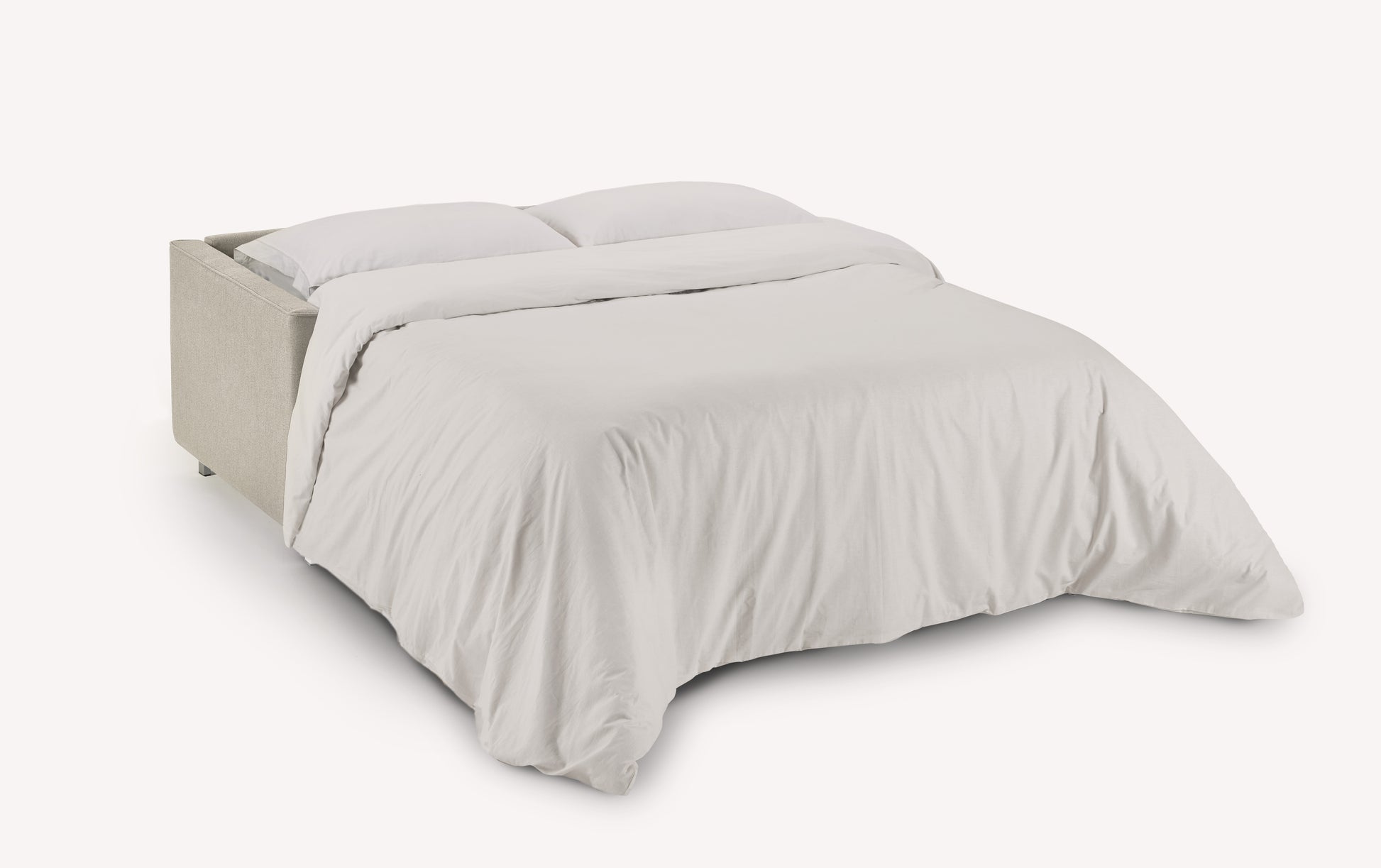 Lot canapé et fauteuil JIMMY Foster Ivoire