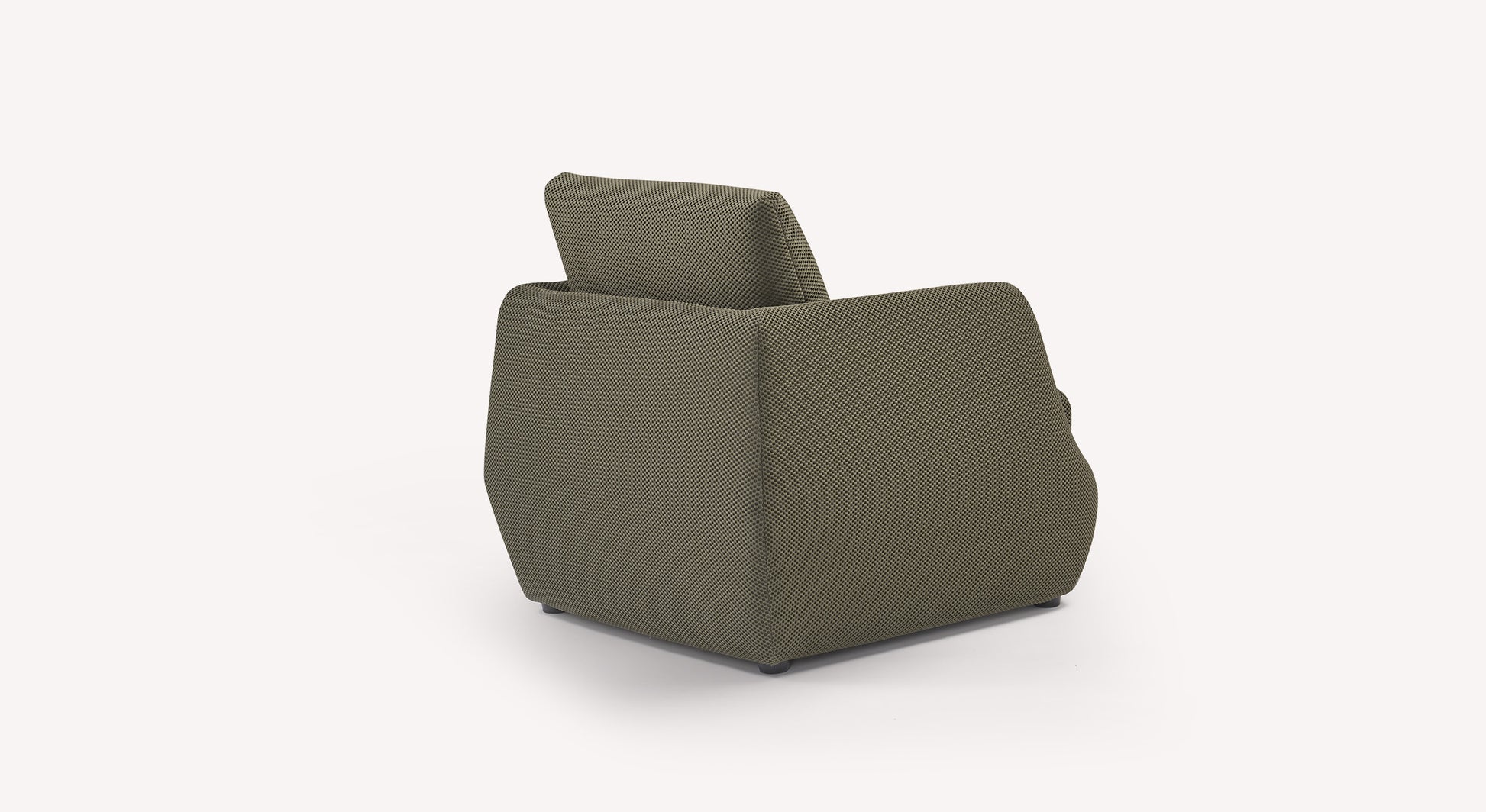 Fauteuil LUZ Vulcano Kaki