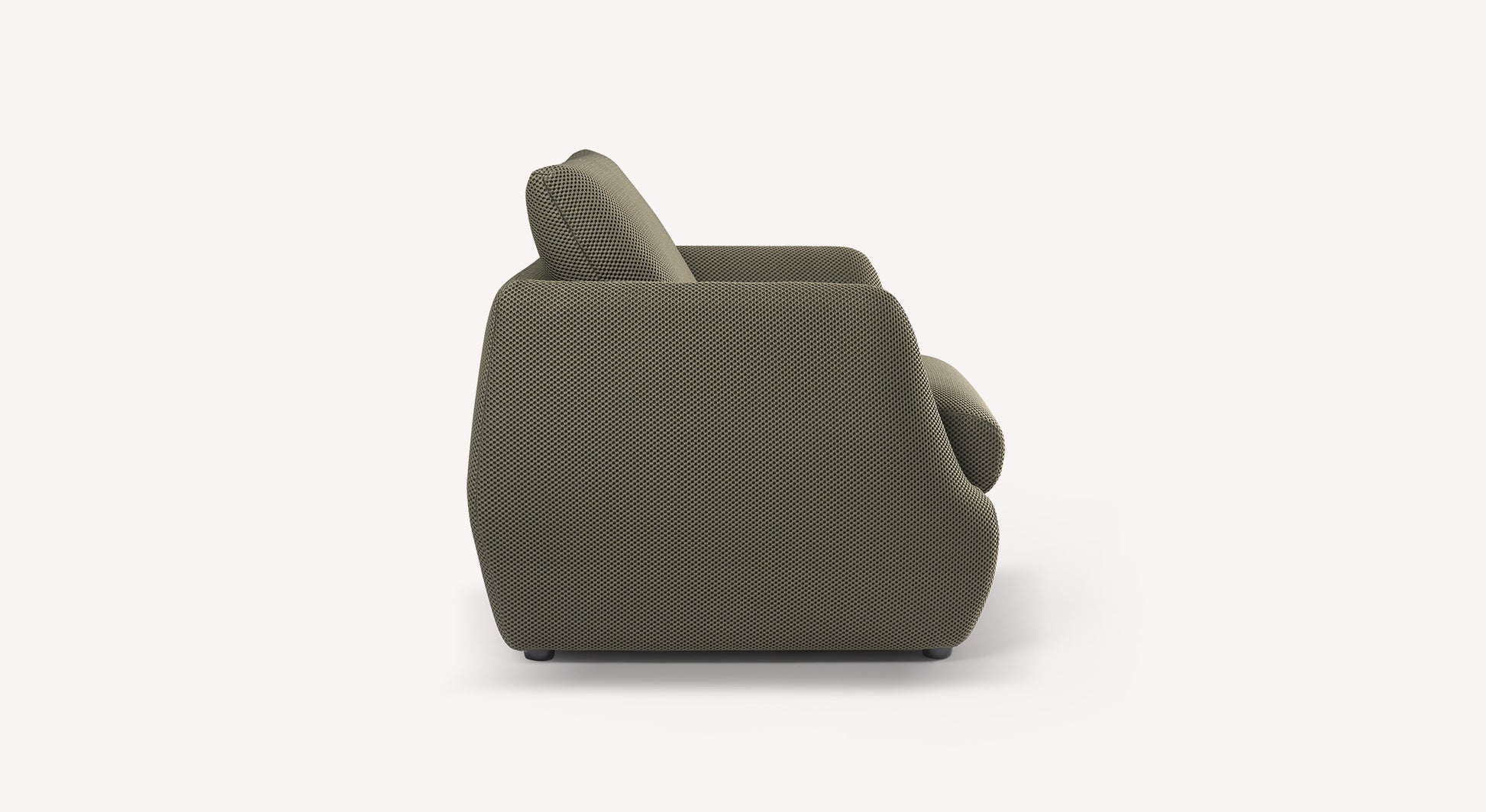 Fauteuil LUZ Vulcano Kaki