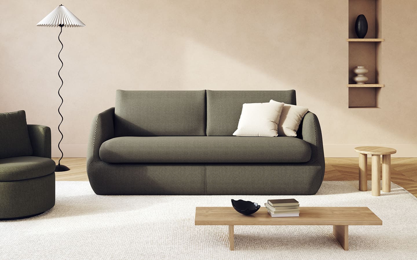 LUZ sofa and armchair set