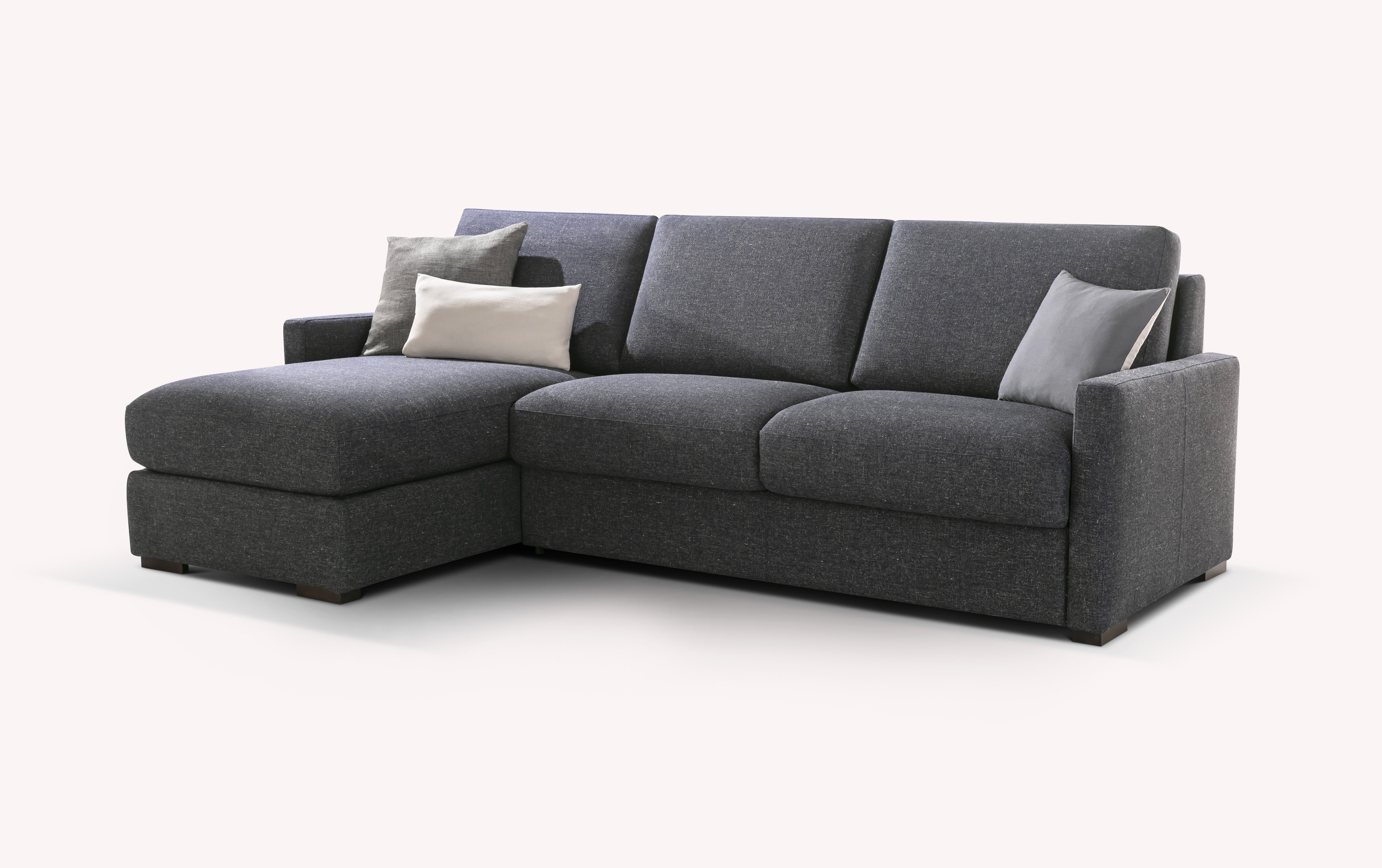 Angle LYON Charbon - Acheter Canapé angle convertible quotidien La ...