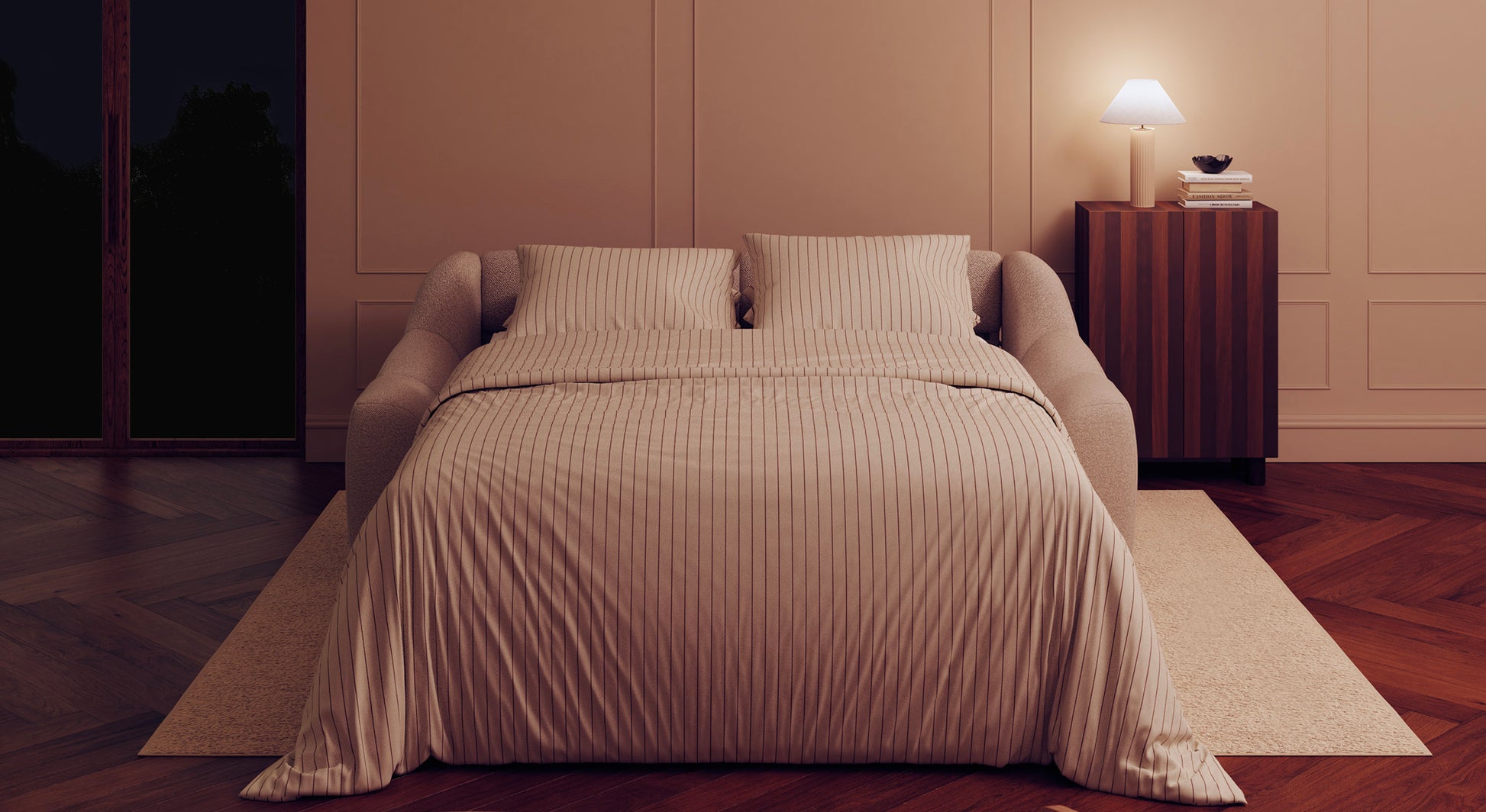 MAMA sofa and pouf set