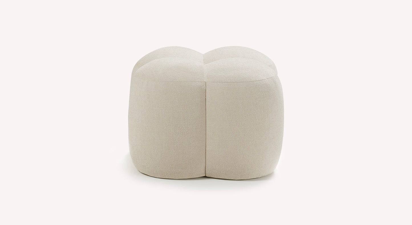 MAMA Innuendo Ivory Pouf
