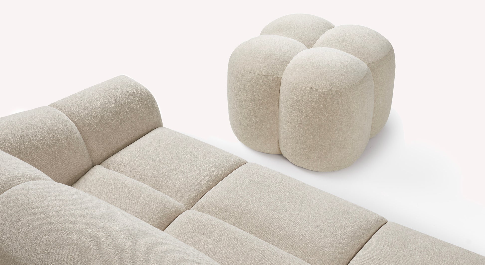 MAMA sofa and pouf set