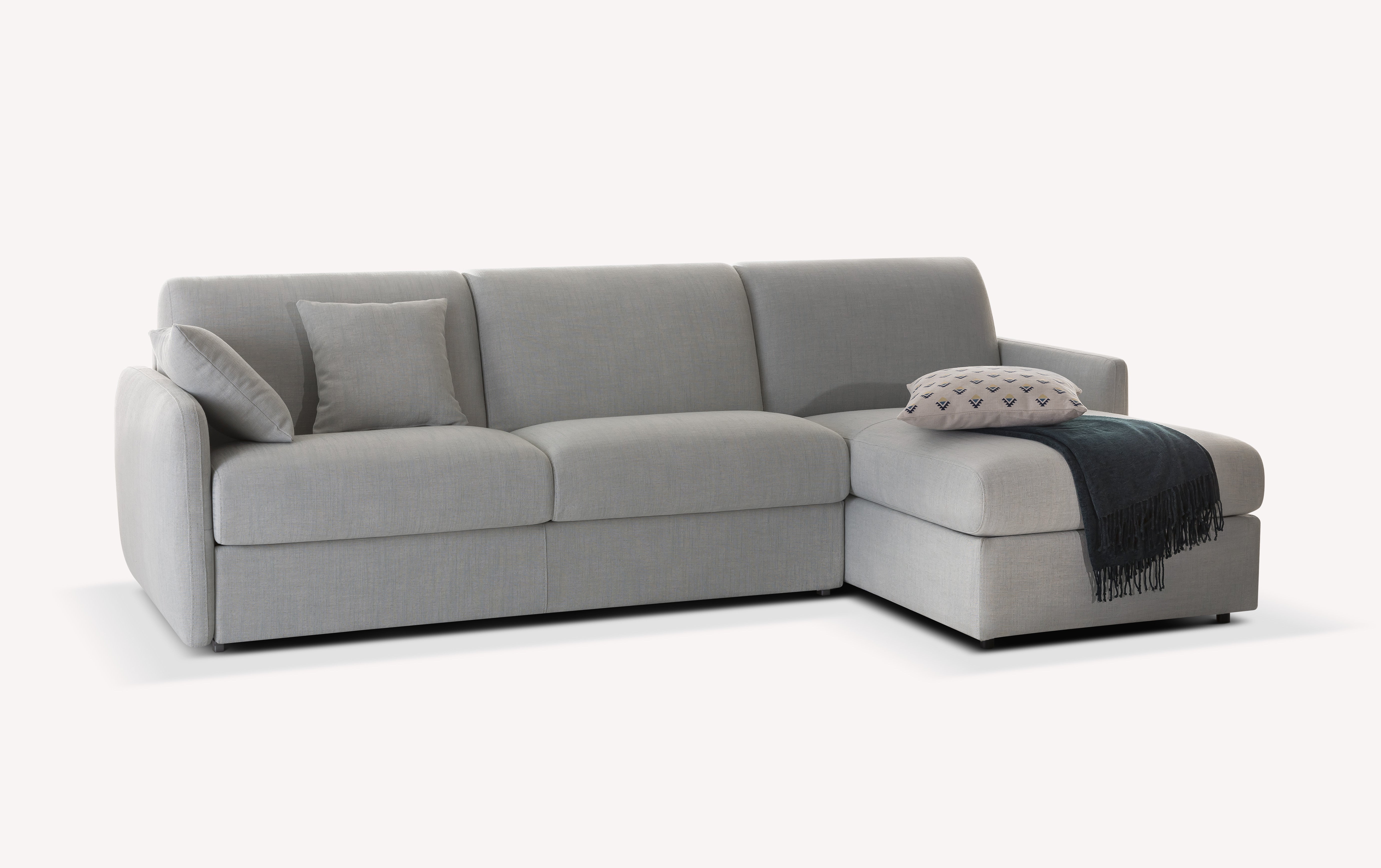 Canapé convertible d'Angle NEW-AZURA Tissu Contemporain - Canapé lit d ...