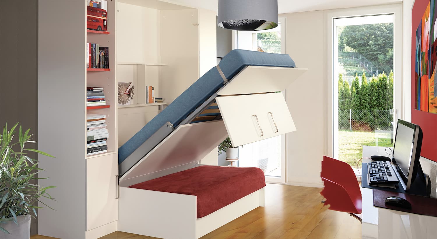 Comment régler les vérins d'un lit escamotable ?