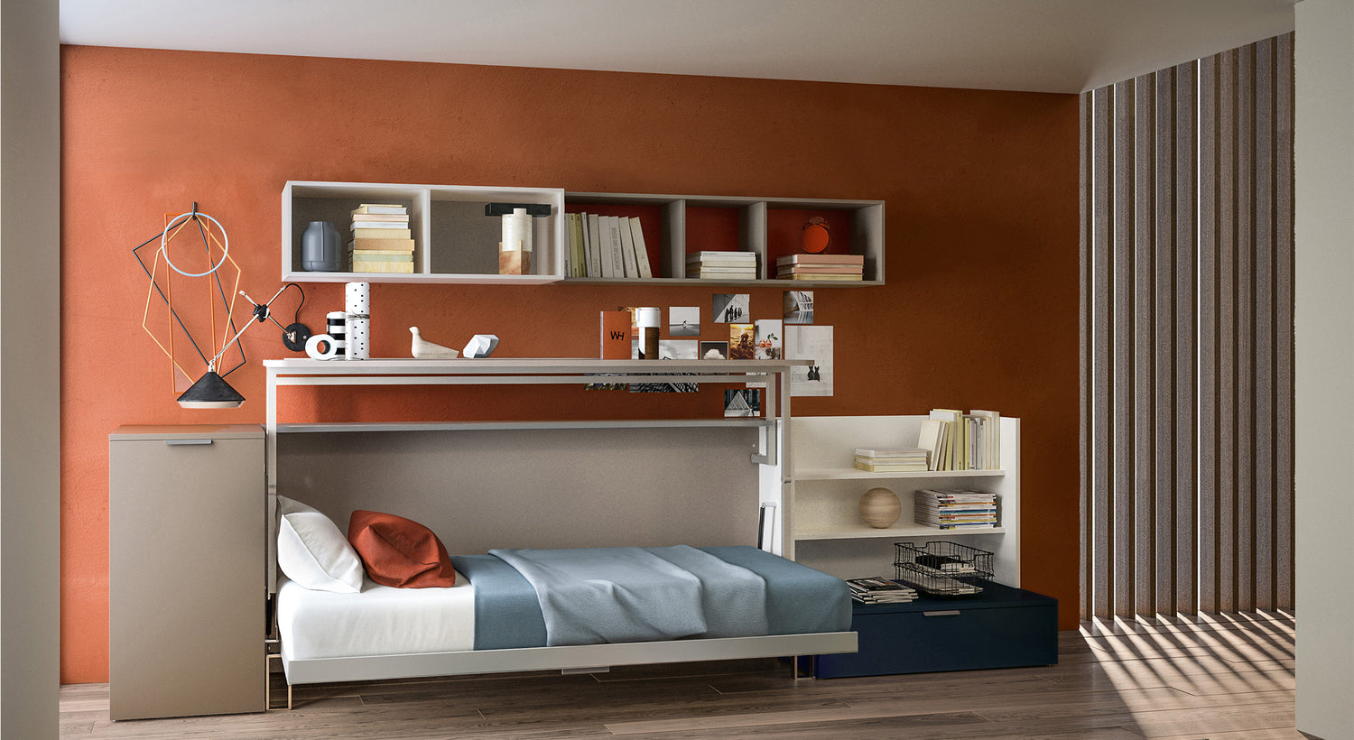 Un couchage escamotable à installer dans une chambre ou un studio