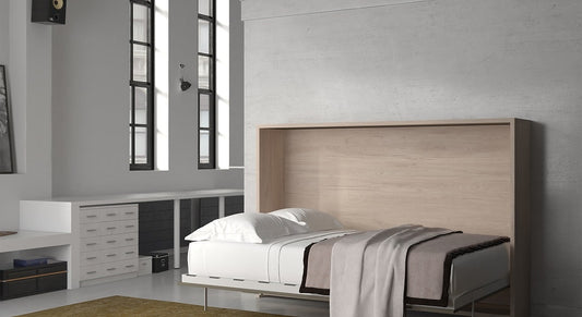 Gagner de la place dans une chambre d'étudiant grâce au lit escamotable