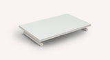 BESSY White Glass METAL M24 White embossed