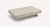 Table basse extensible Boston en marbre beige avec pieds cylindriques blancs