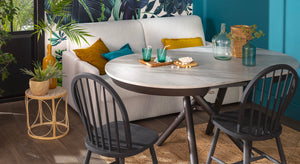 HELIOS Mélaminé Chromix silber