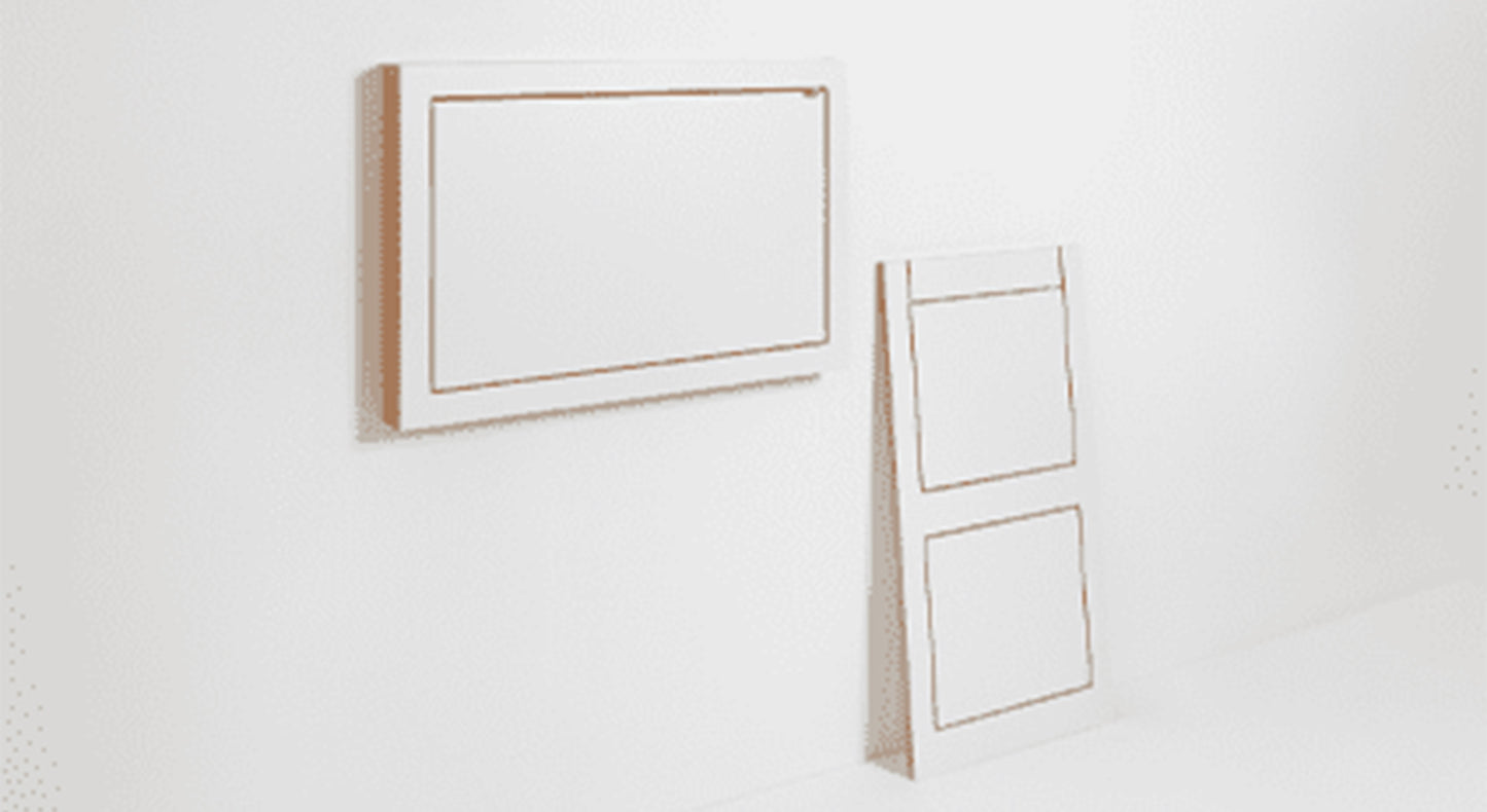 Bureau FLÄPPS avec rangement Bouleau Blanc