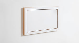 Bureau FLÄPPS avec rangement Bouleau Blanc