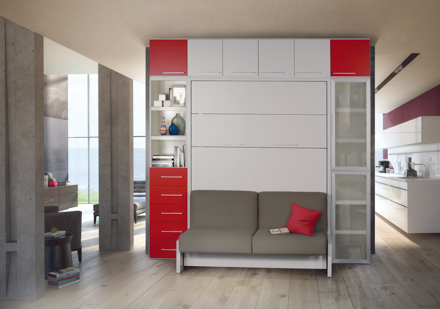 KETIAM SOFA Mélaminé Blanc
