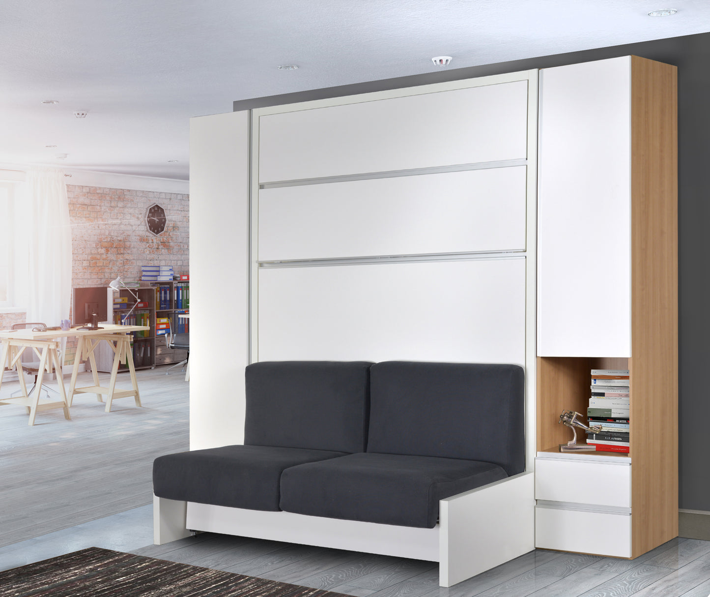 KETIAM SOFA Mélaminé Blanc