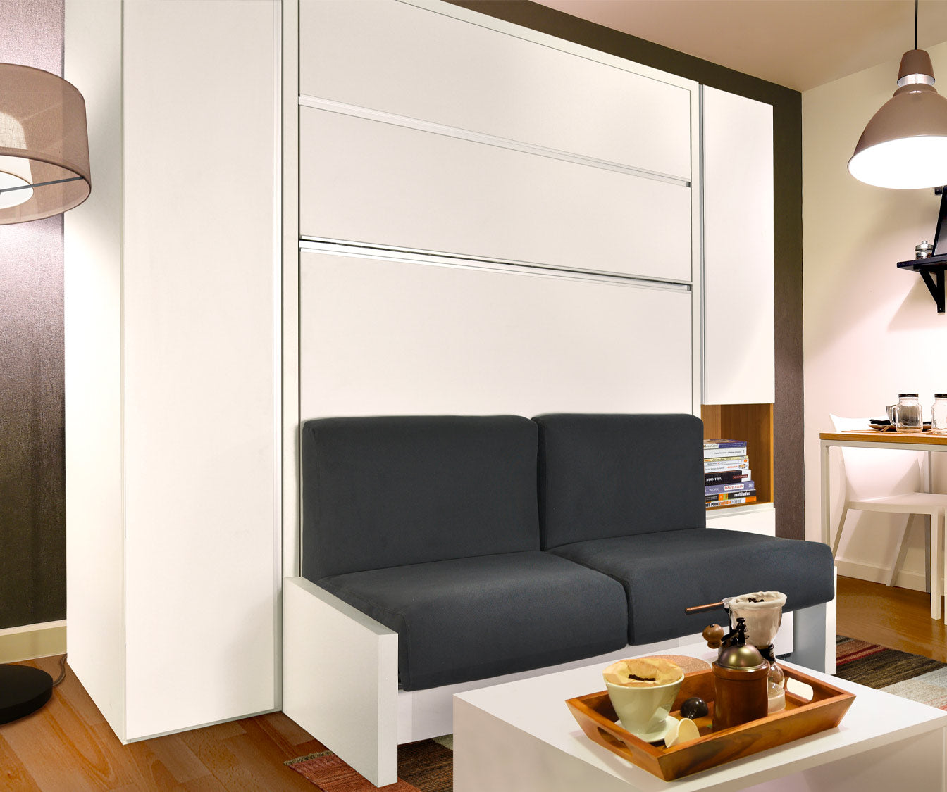 KETIAM SOFA Mélaminé Blanc
