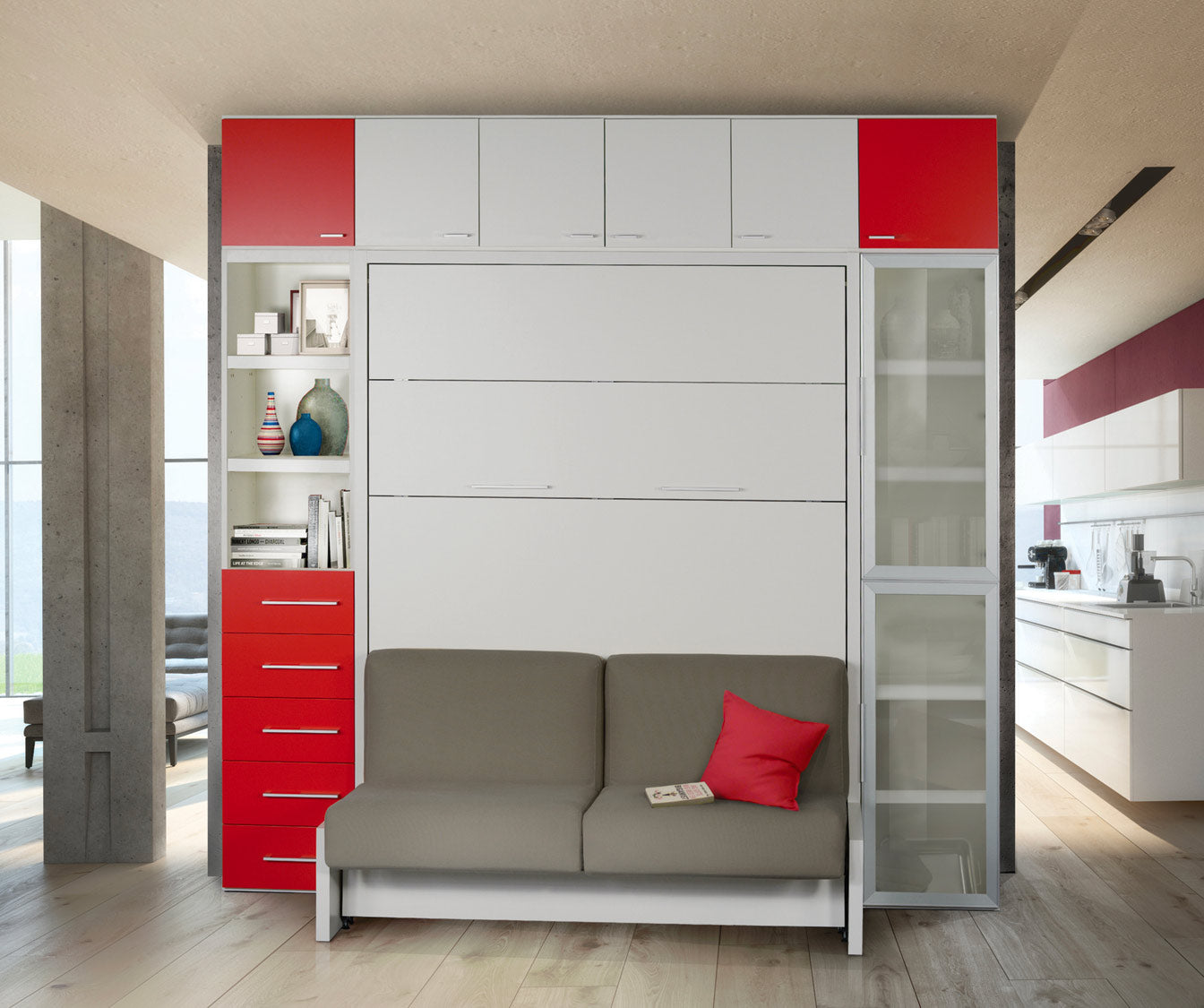 KETIAM SOFA Mélaminé Blanc