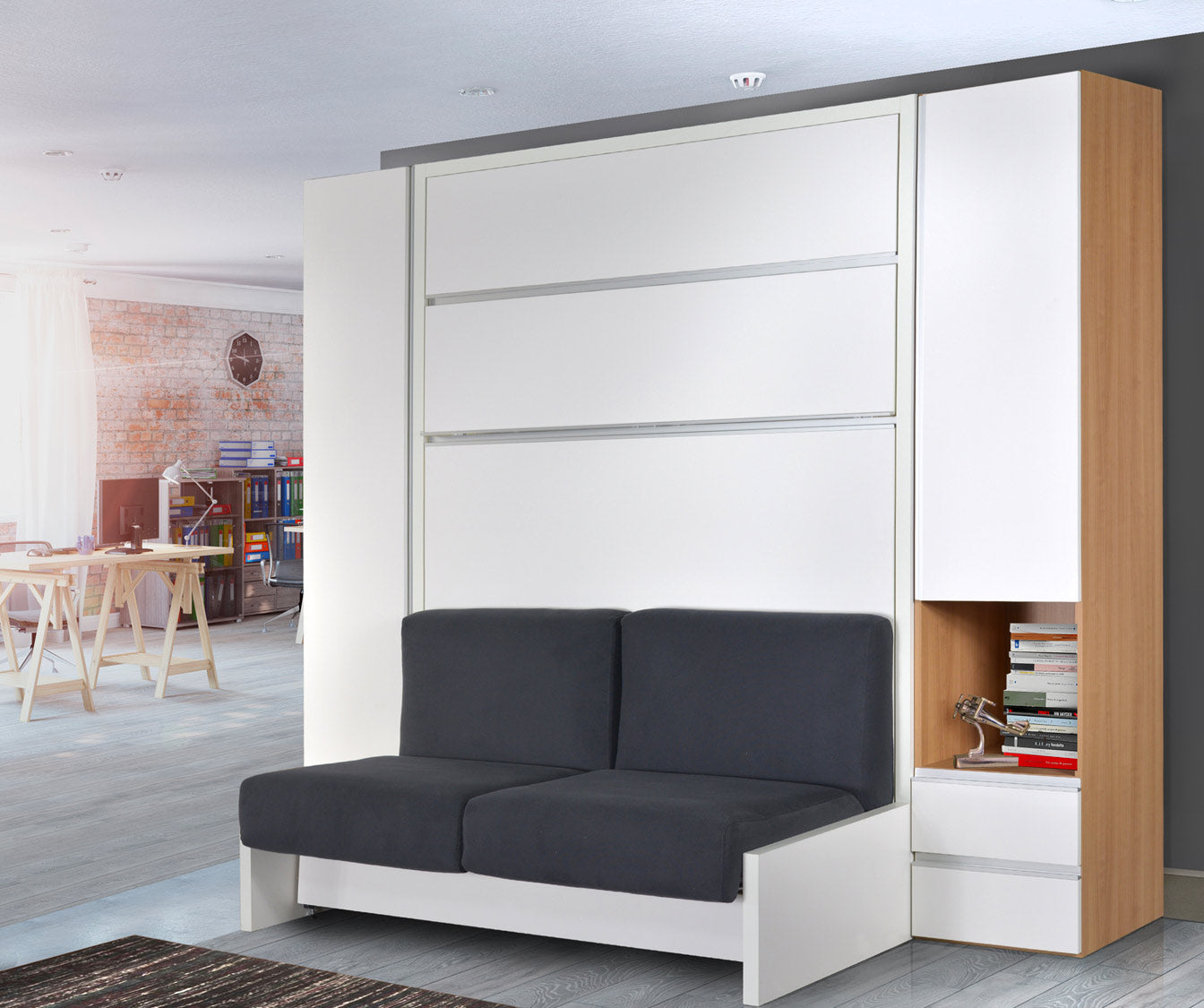 KETIAM SOFA Mélaminé Blanc