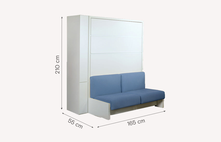 KETIAM SOFA Mélaminé Blanc-1