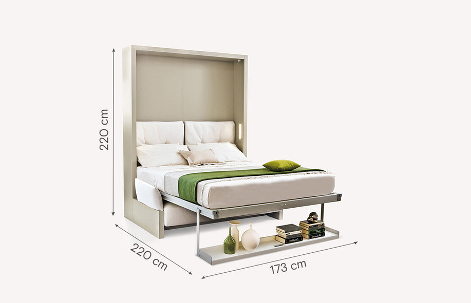 NUOVOLIOLA 10 Wall Bed +50 coloris & matériaux-1