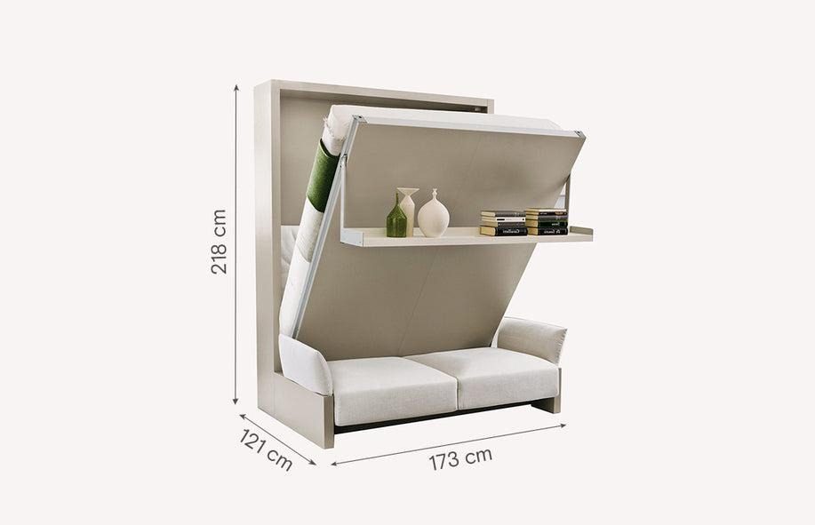 NUOVOLIOLA 10 Wall Bed +50 coloris & matériaux-1