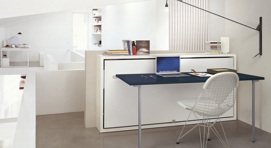 POPPI DESK Melamine White