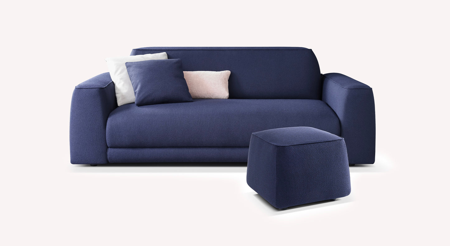 Lot canapé et pouf ONYX