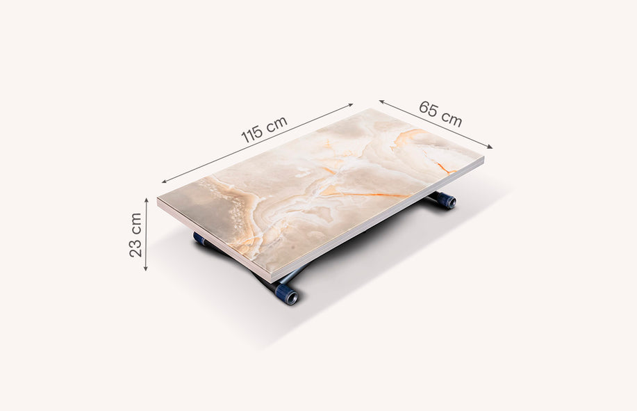 SISSY Verre Marbré Sahara noir lucido-1