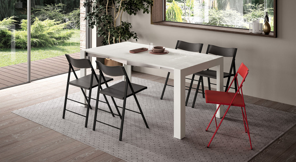 SLIMMY Melamine Bianco spatolato