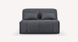 MAIA Barrel Charbon 140x198 / Bibloc Mousse HR 35 Kg/m3 / Lattes