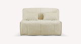 MAIA Lincoln Ivoire 140x198 / Bibloc Mousse HR 35 Kg/m3 / Lattes