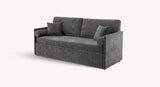 Lit gigogne KATIA Paradoxe Ardoise 80 / Mousse 25 kg/m3 / Grille