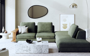 NELLY Corner pouf module +500 fabrics &amp; leathers