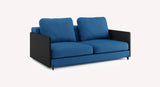 NELLY Compact Bois Vulcano Denim 140x192 / Origine 40 kg/m3 / Lattes