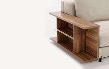 NELLY Walnut Wood Library Module