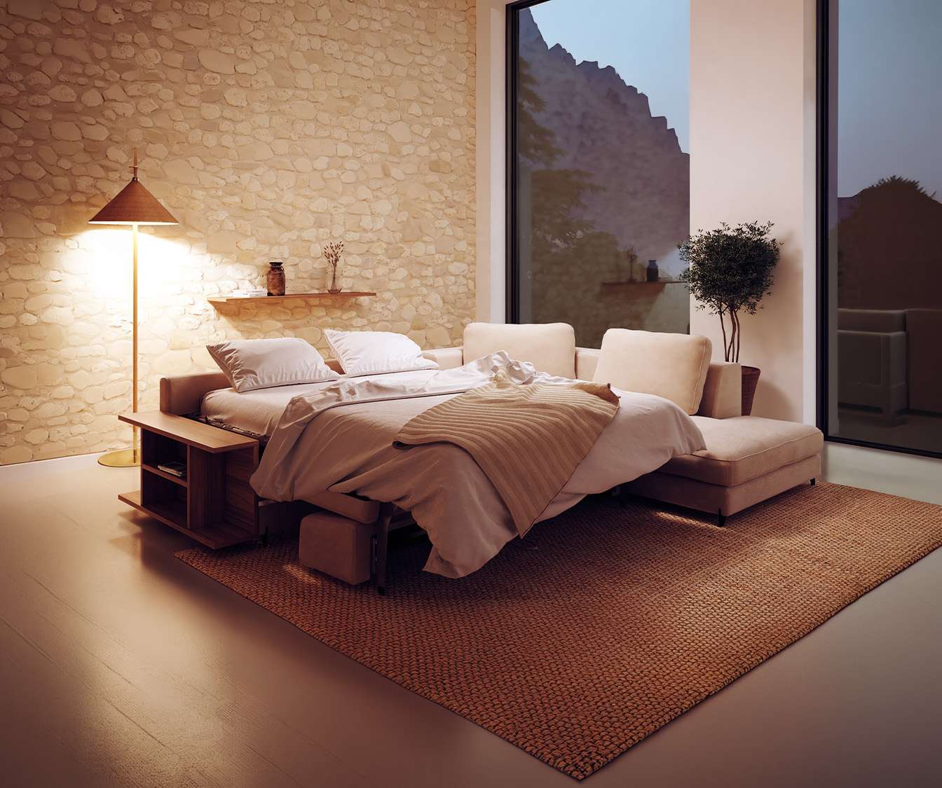 NELLY Panoramic Corner Innuendo Ivory