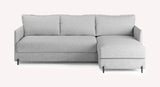 SERGE Angle Tixer Silver 140x195 / Mousse 29 kg/m3 / Mixte grille et lattes