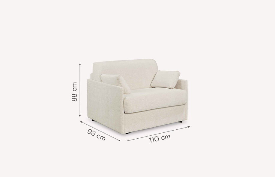 Fauteuil JERRY Compact Misterio Ivoire-1