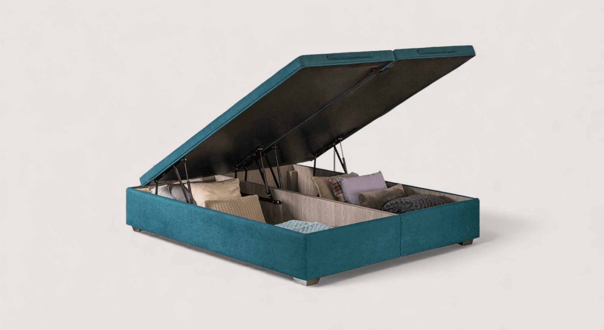 Box spring CABOURG Bronx Petrol