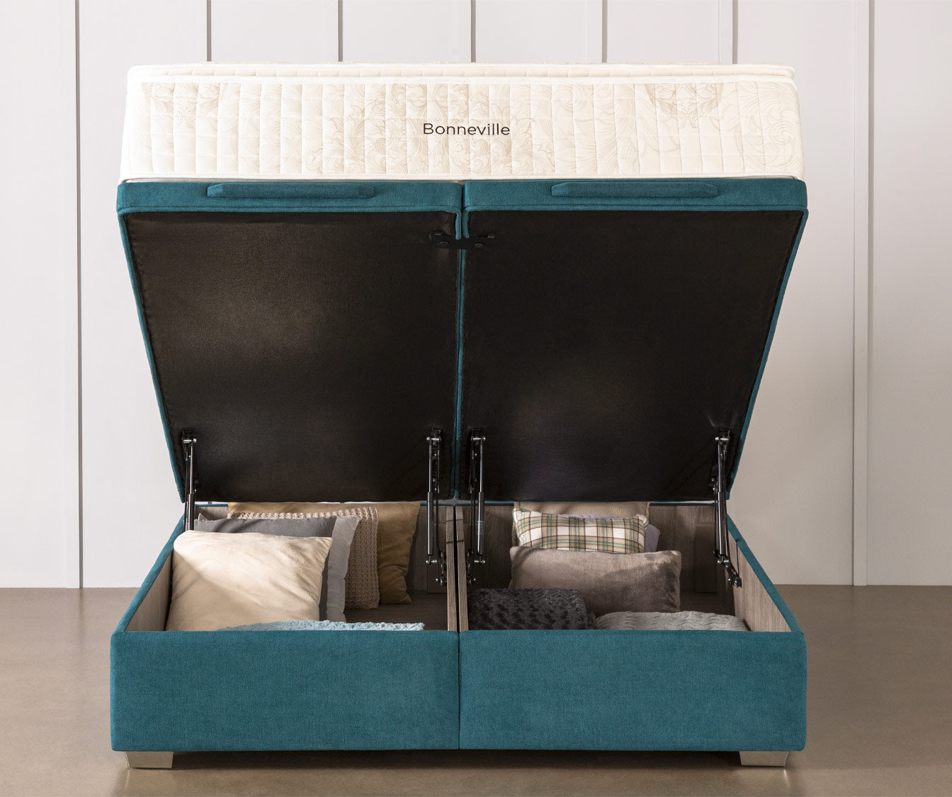 Box spring CABOURG Bronx Petrol