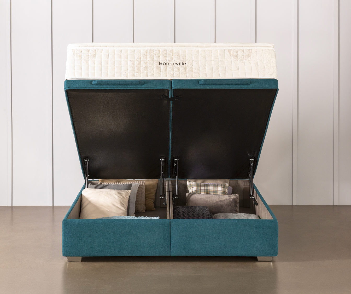 Box spring CABOURG Bronx Petrol