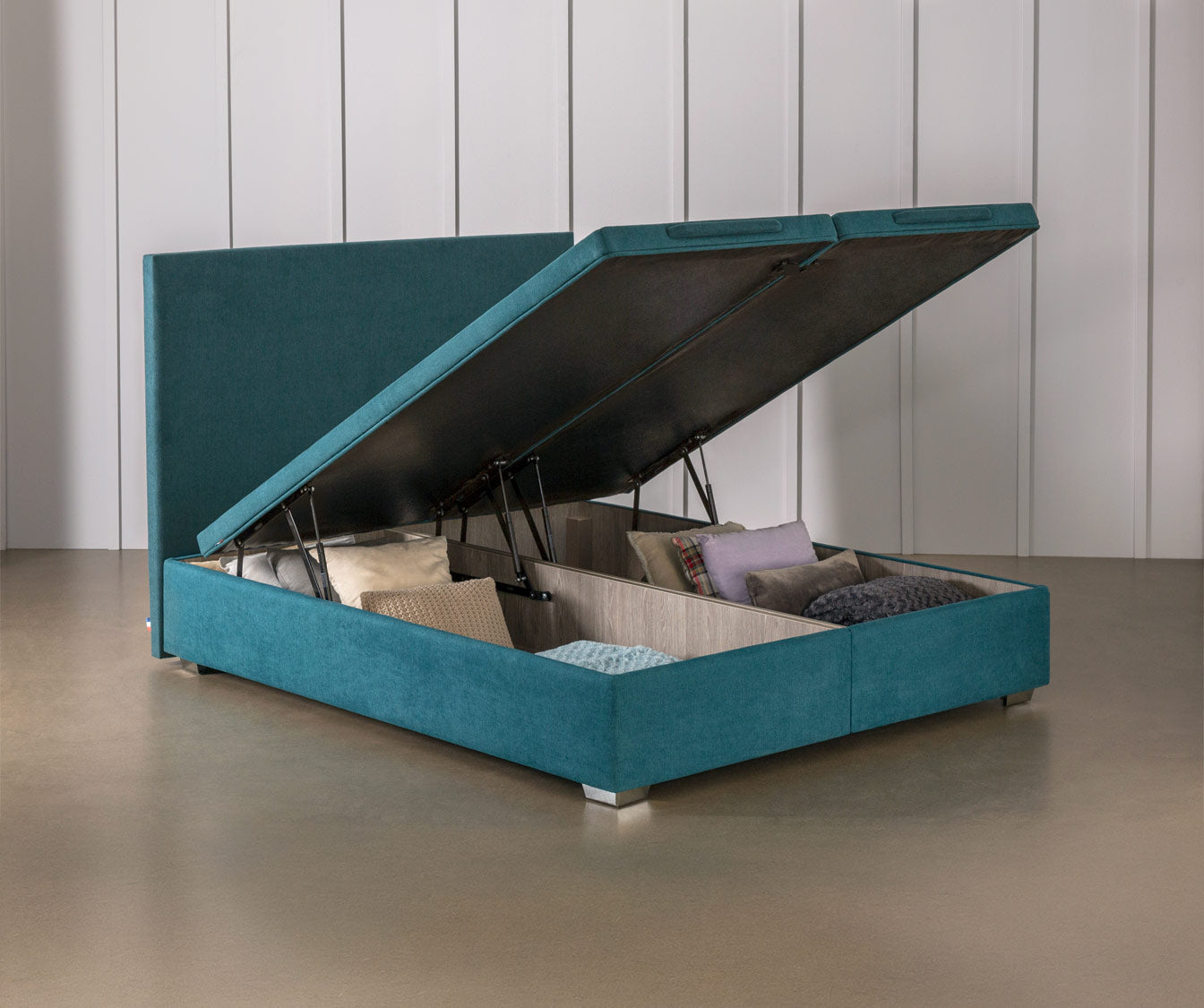 Box spring CABOURG Bronx Petrol