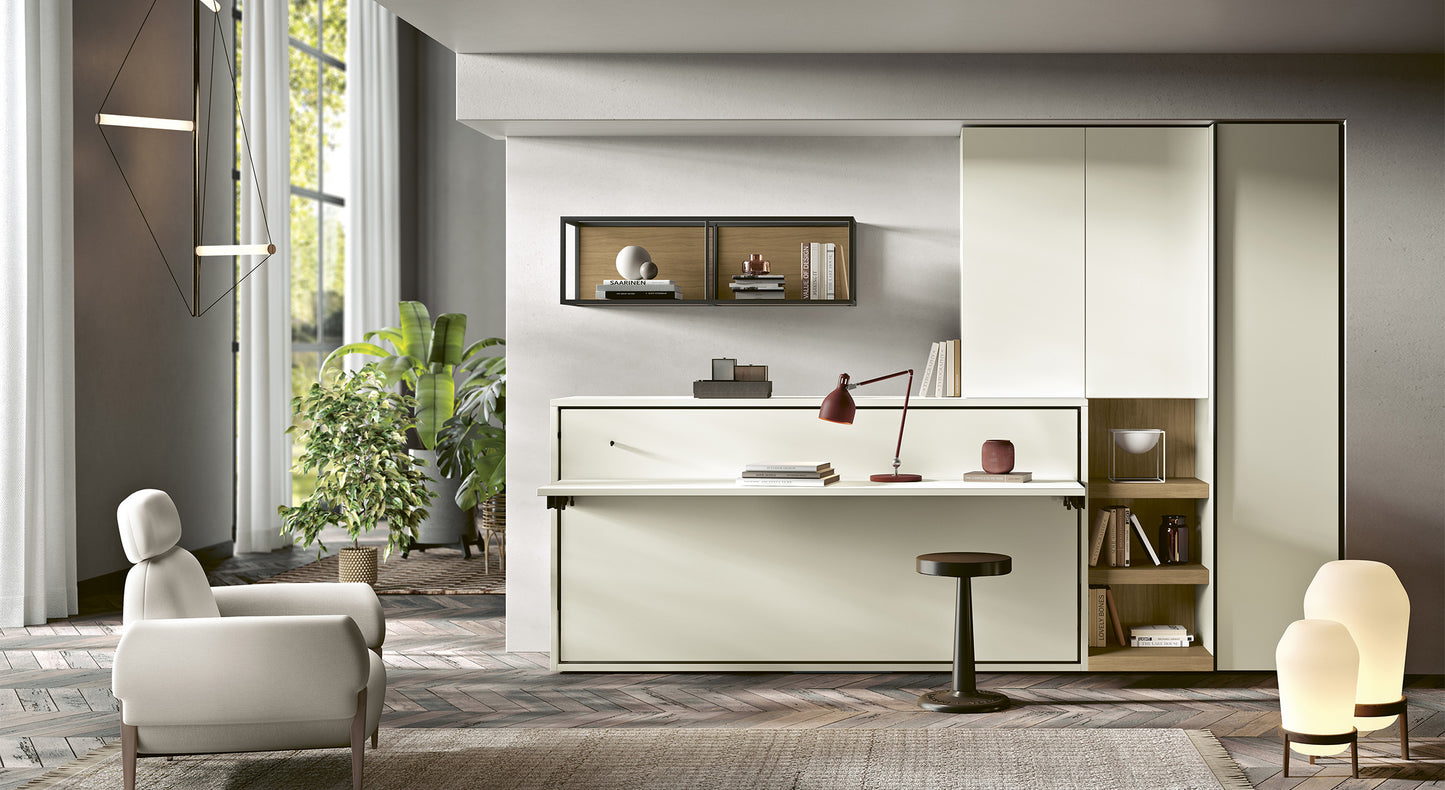 LUCY BUREAU Mélaminé Blanc