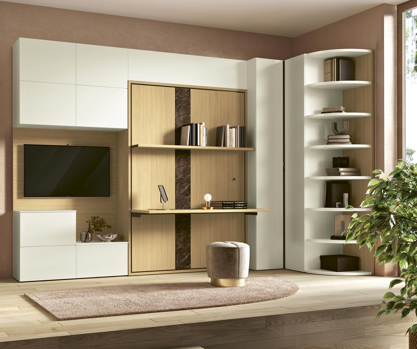 LUCY DESK Melamine White