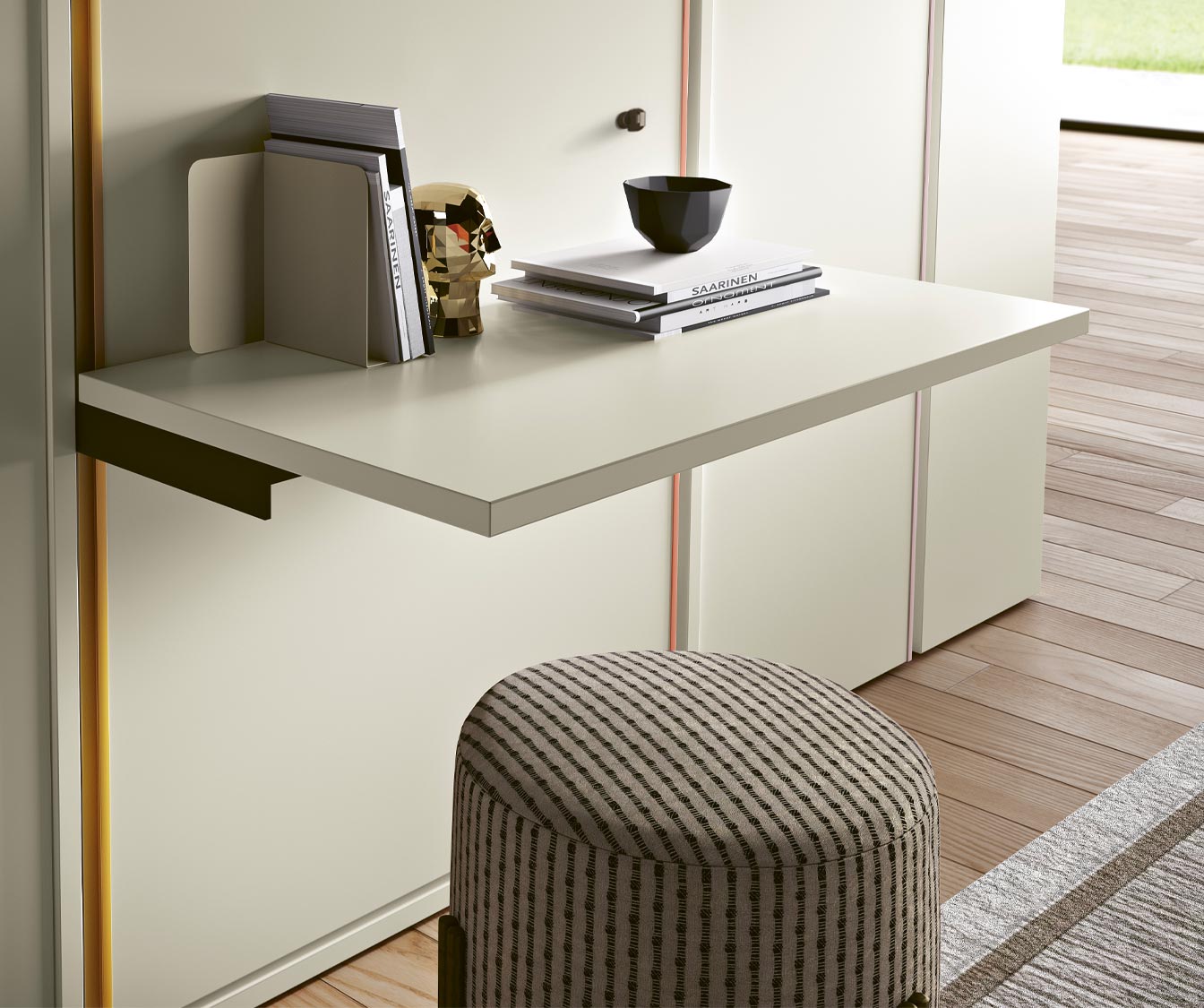 LUCY DESK Melamine White