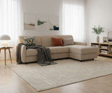 ALIX Angle Denver Naturel 140x190 / Mousse 28 kg/m3 / Grille