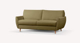 VANNY Barrel Kaki 140x190 / Mousse 28 kg/m3 / Grille