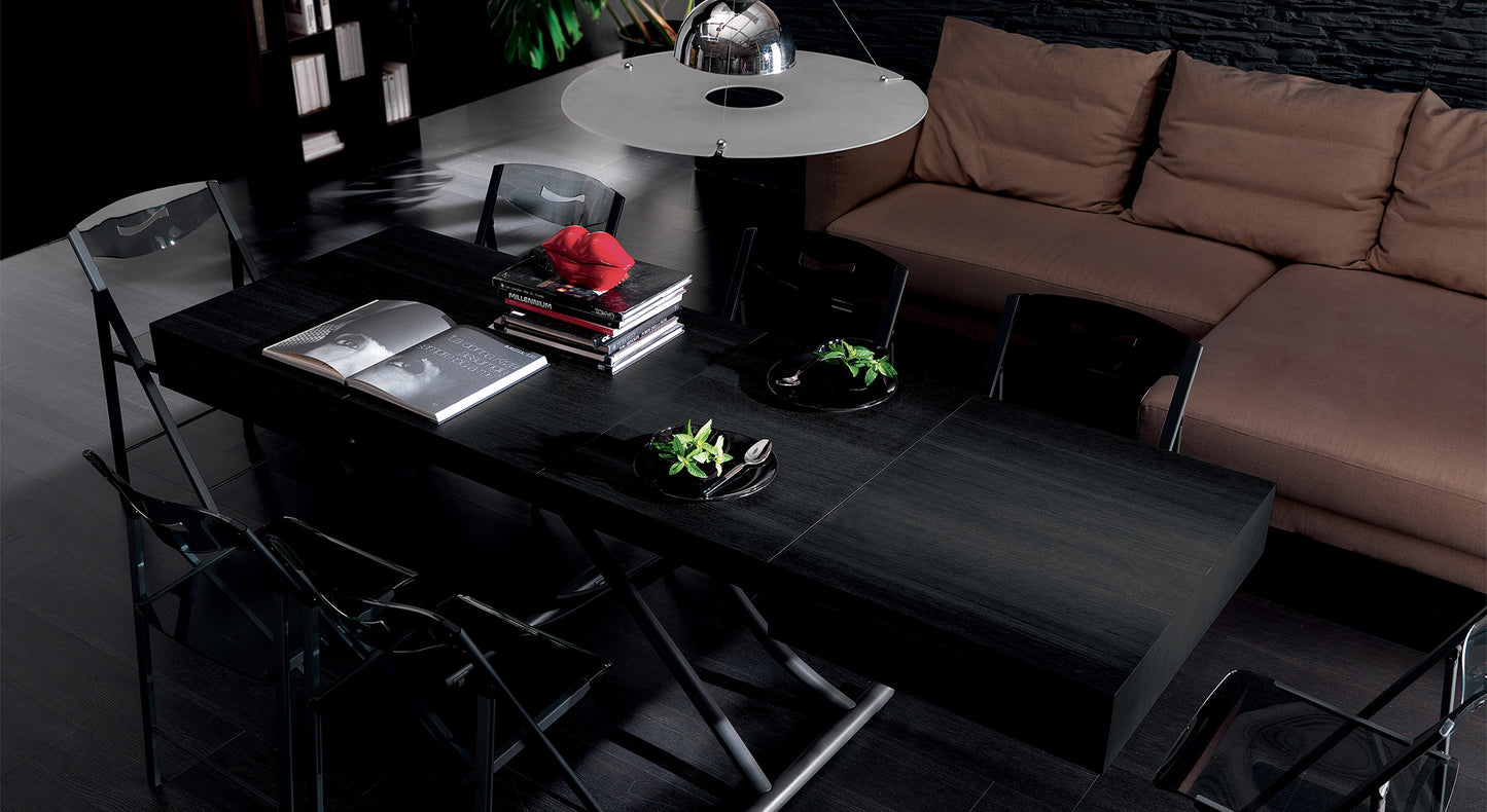 BOX LEGNO Plaqué Rovere wild bianco