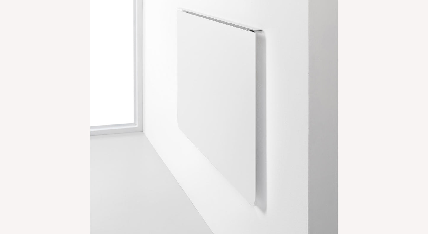 TINY White Aluminum Desk