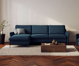 BOGART Corner Foster Ocean blue 140x192 / Origin 40 kg/m3 / Slats